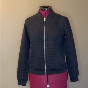 GAP Zip Up Black Bomber Jacket (Size S)